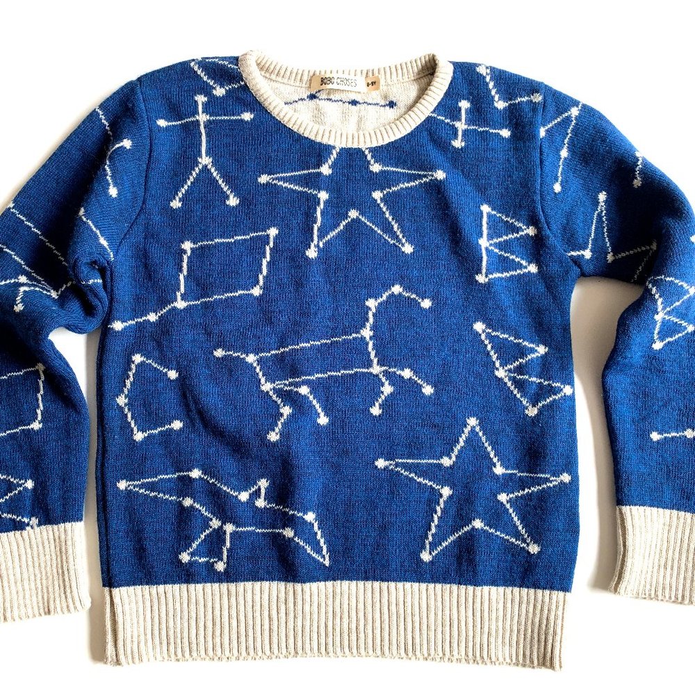 NEW Bobo Choses Cosmic Sweater - 8-9Y